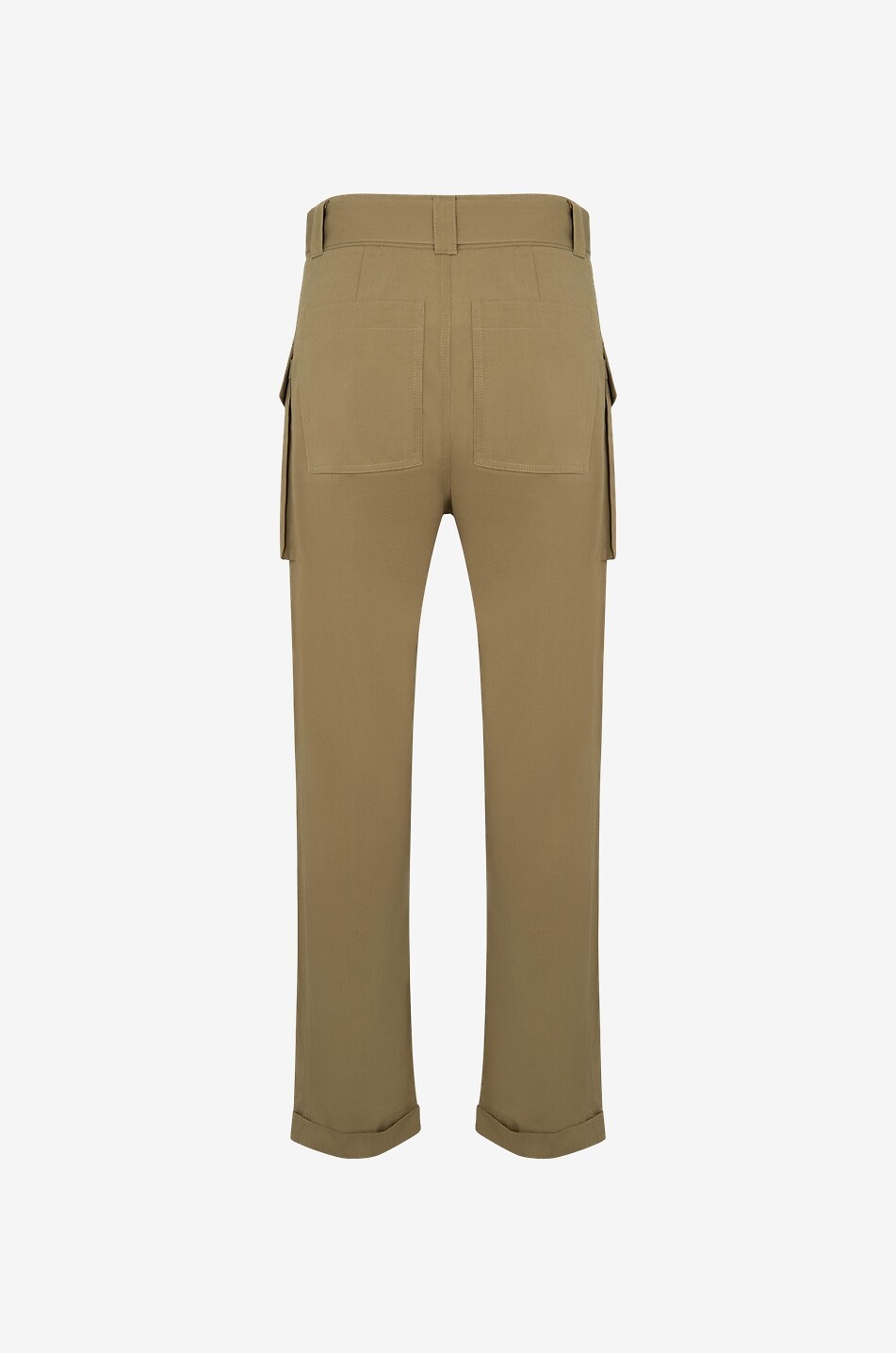 MAGALI PASCAL Noelle cotton cargo trousers Women LIGHT KHAKI 2