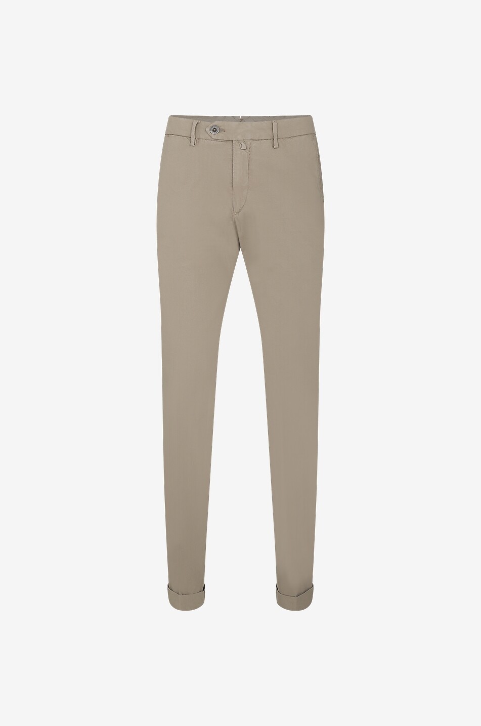 Pantalon chino en coton et lin