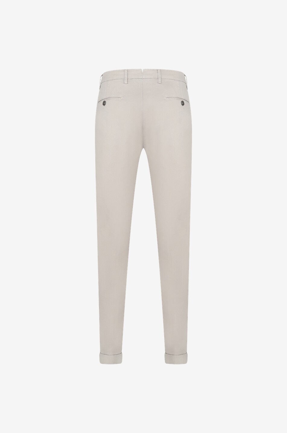 B SETTECENTO Cotton and linen chinos Men BROWN 2