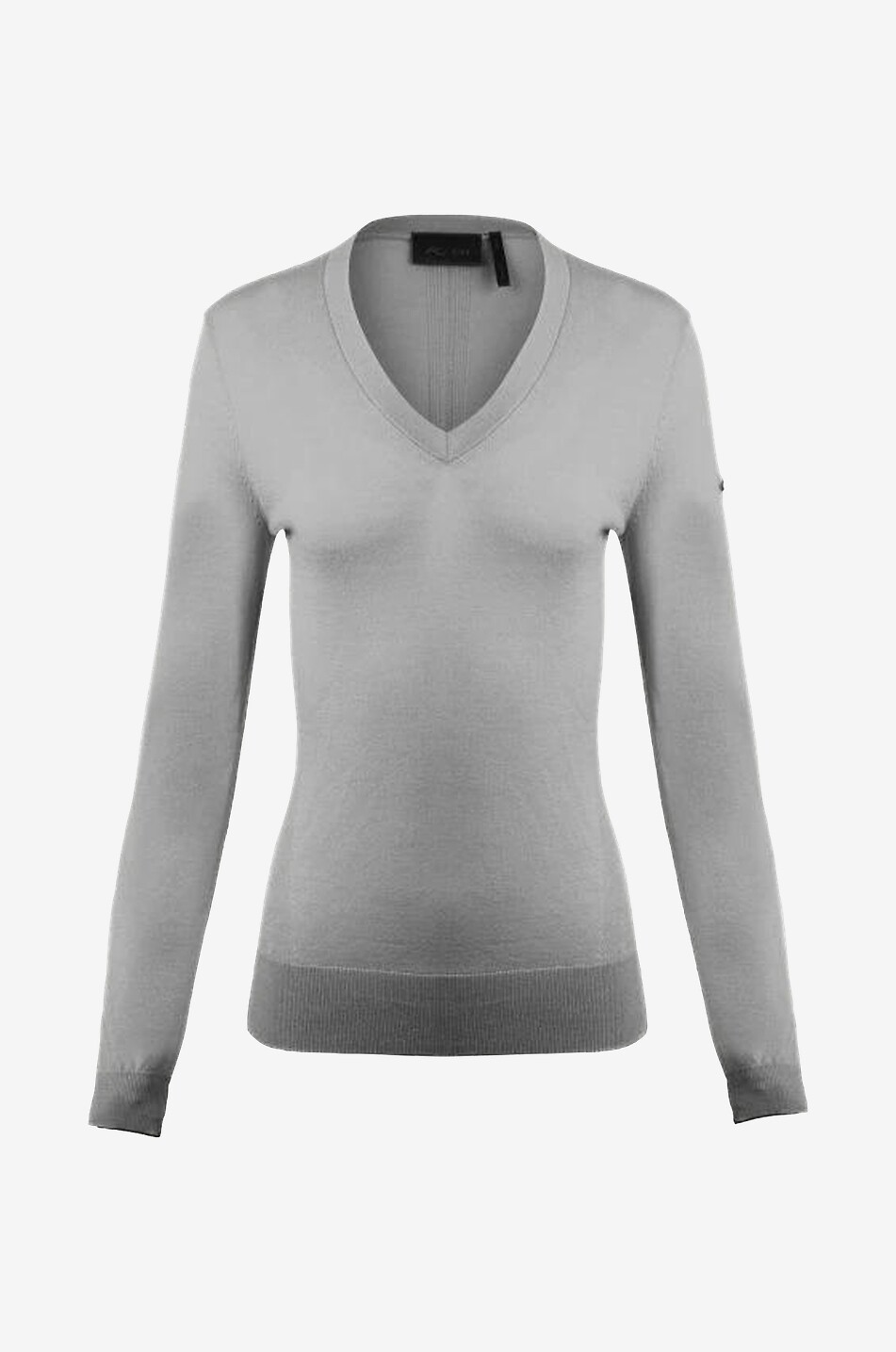 Pull ajusté à col V en laine Shine