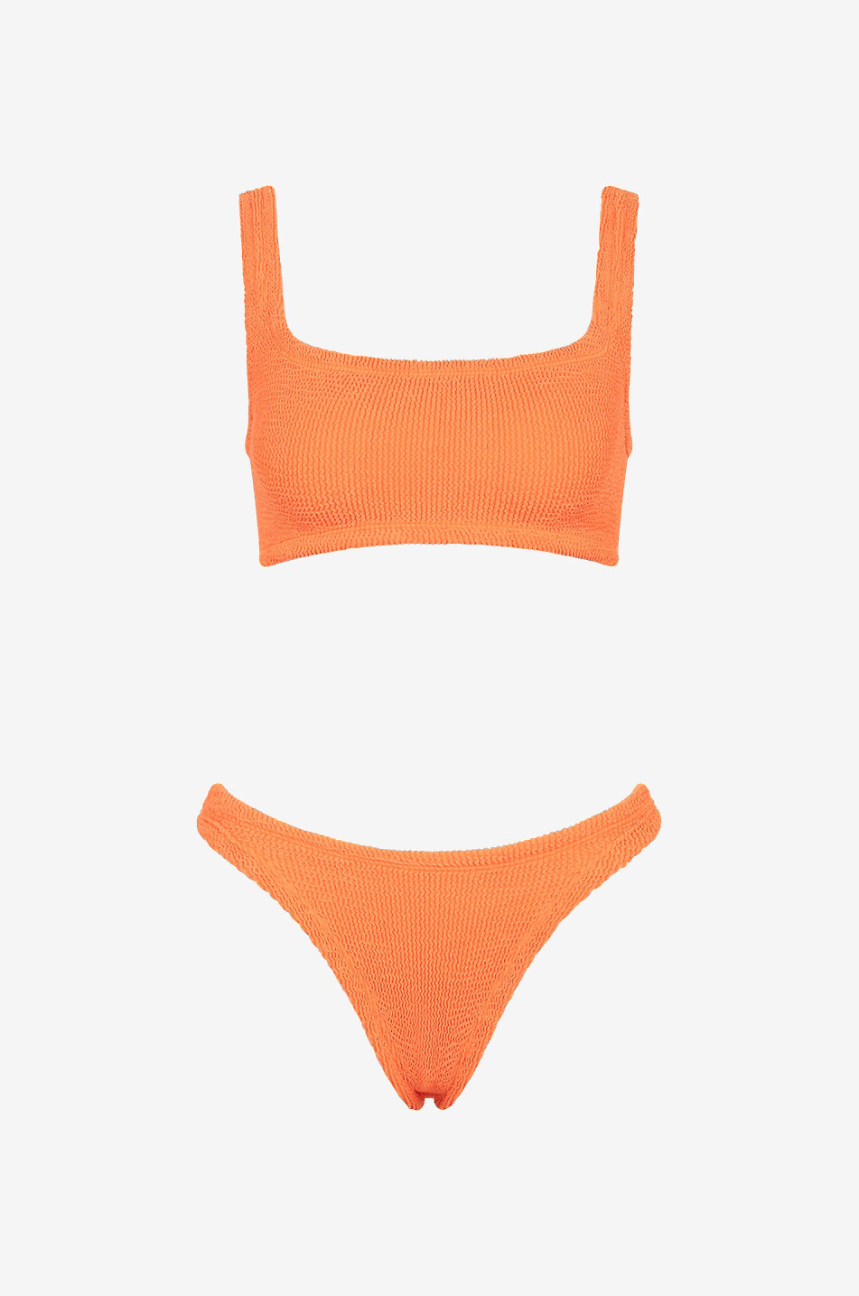 Xandra seersucker two-piece swimsuit
