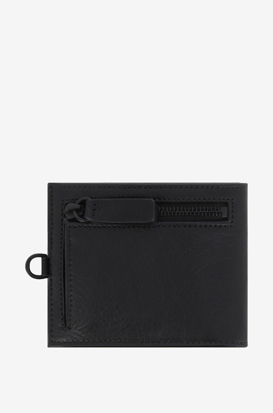 DSQUARED2 Brieftasche aus Vintage-Leder mit Schlaufe Be ICON Herren SCHWARZ 2