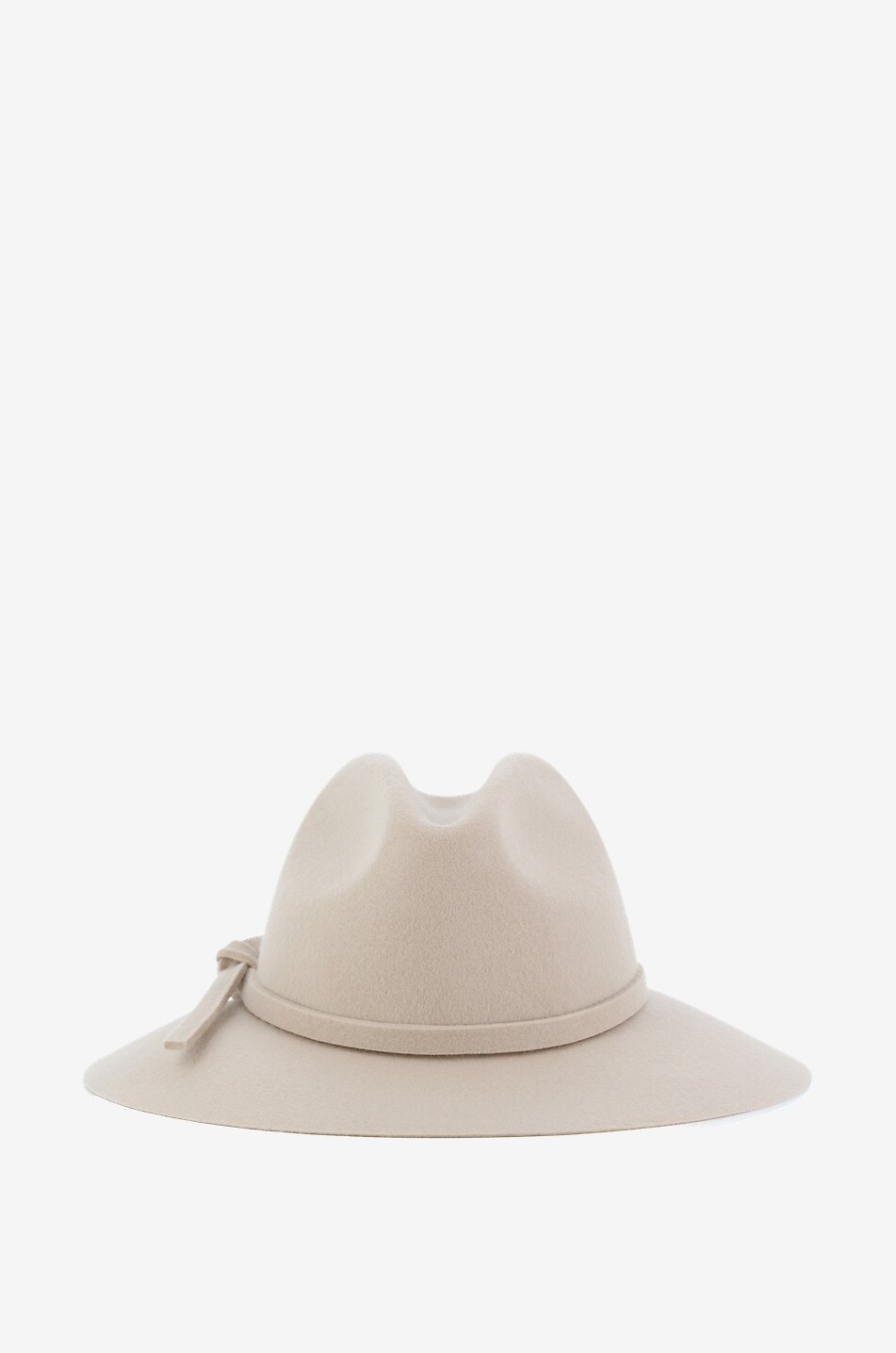 GOLDEN GOOSE Chapeau fille en feutre Fedora Fille Beige clair 1