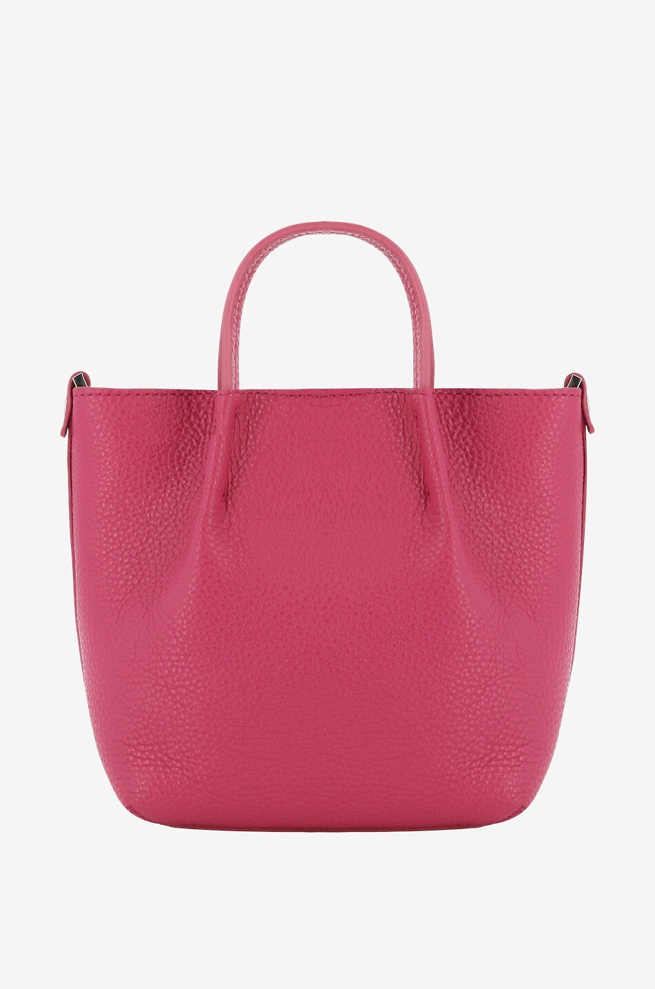 FABIANA FILIPPI Grained leather mini tote bag Women DARK PINK 3
