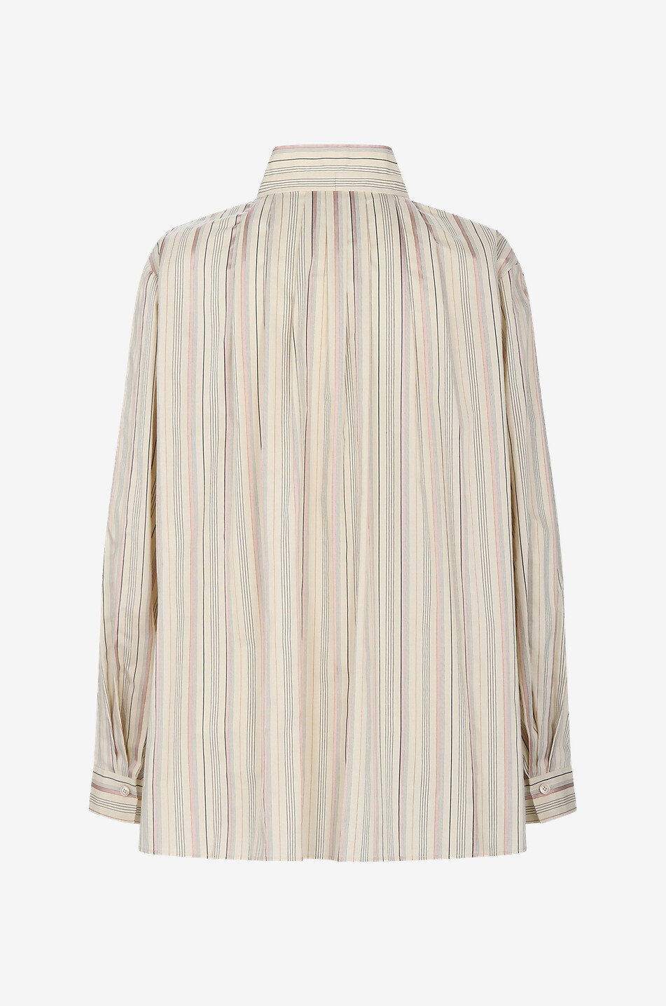 Orton viscose, cotton and silk long-sleeved blouse