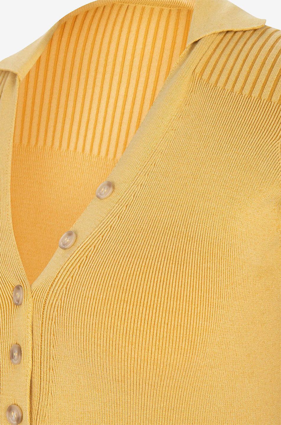 JACQUEMUS Le Body Yauco rib knit body suit Women YELLOW 3