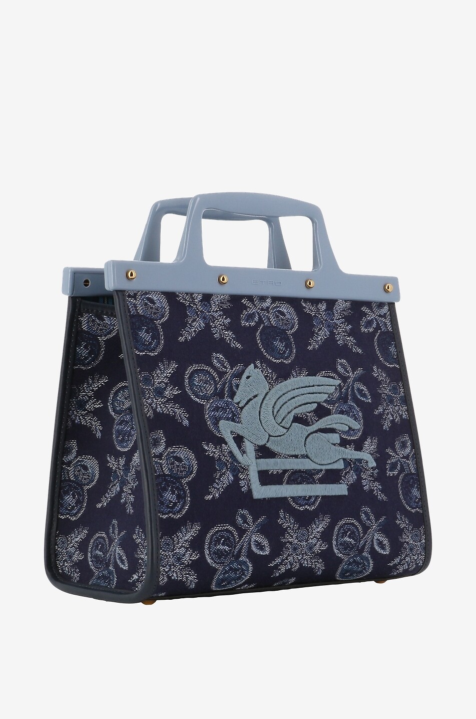 Shopper aus Jacquard und Leder Love Trotter