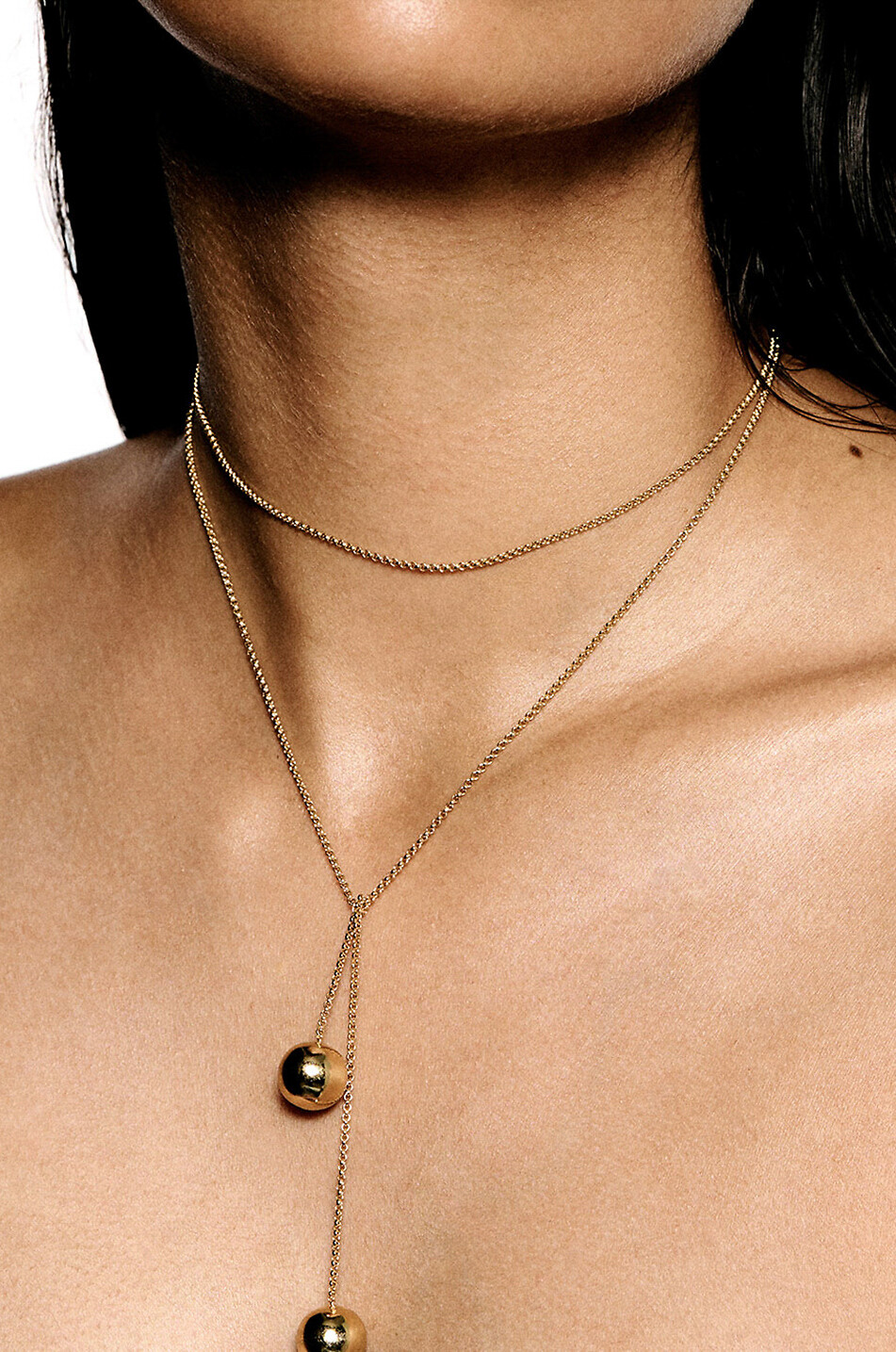 LIE STUDIO Astrid silver chain Women GOLDEN 2