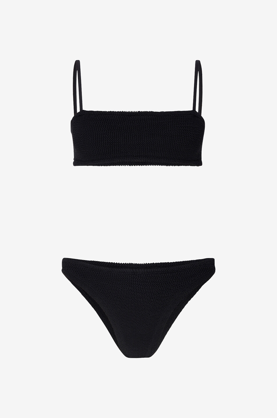 HUNZA G Sportlicher Bikini Gigi Damen SCHWARZ 1