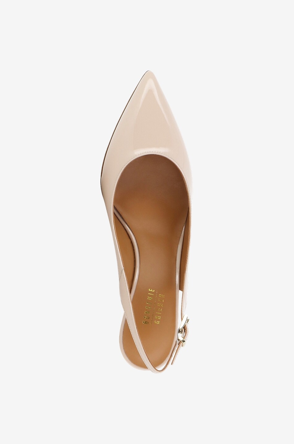 BONGENIE Slingback-Pumps aus Lackleder 65 Damen BEIGE 5