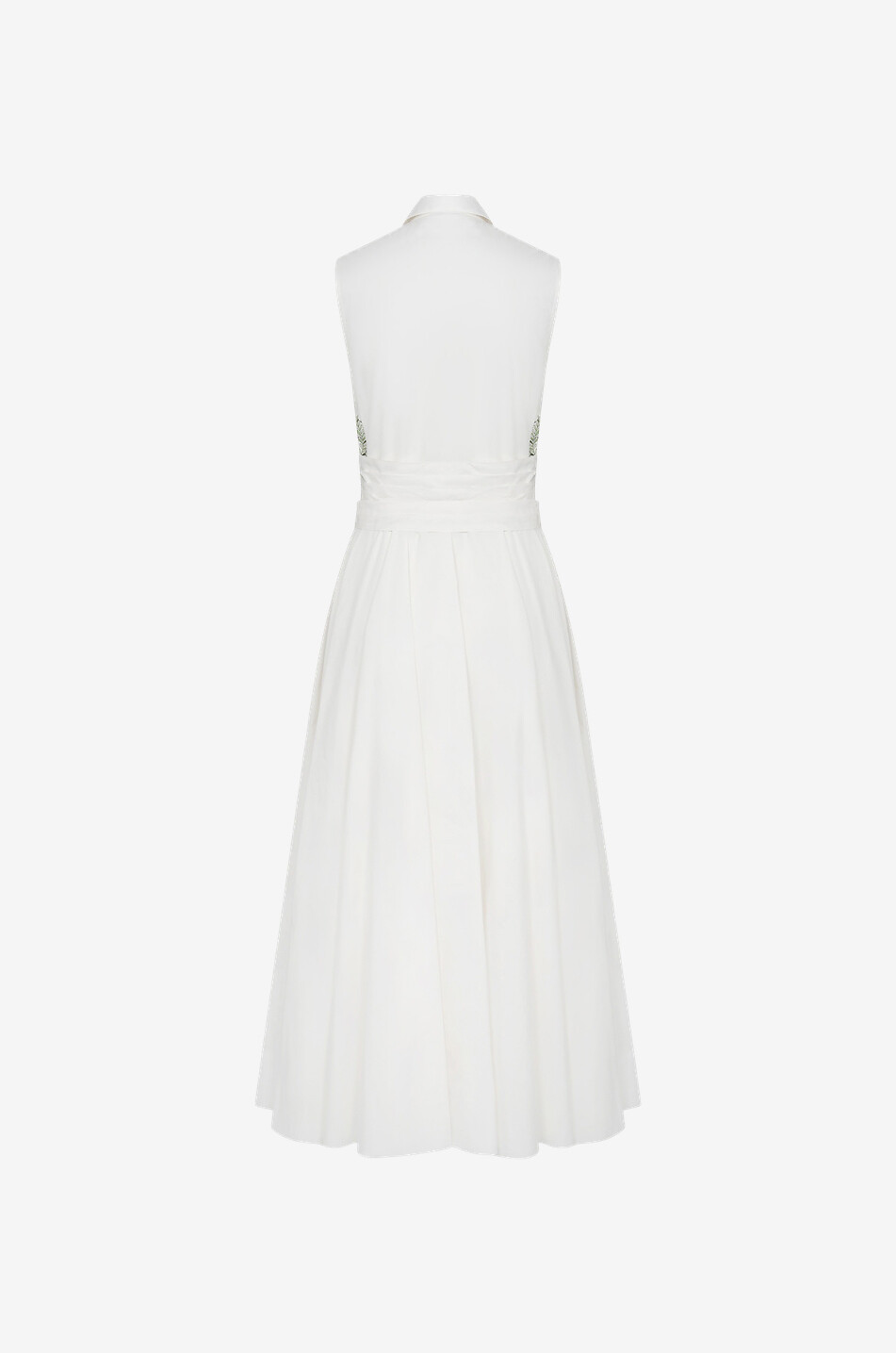 Ärmelloses Midikleid aus Popeline Floral Ramage