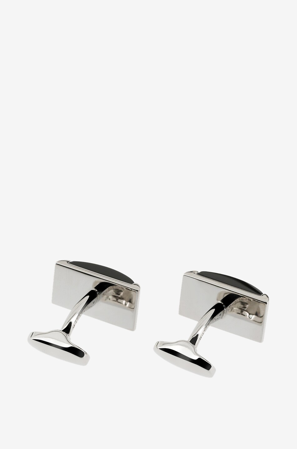 MON ART FIRENZE Panaro cufflinks with semi-precious stones Men BLACK 2