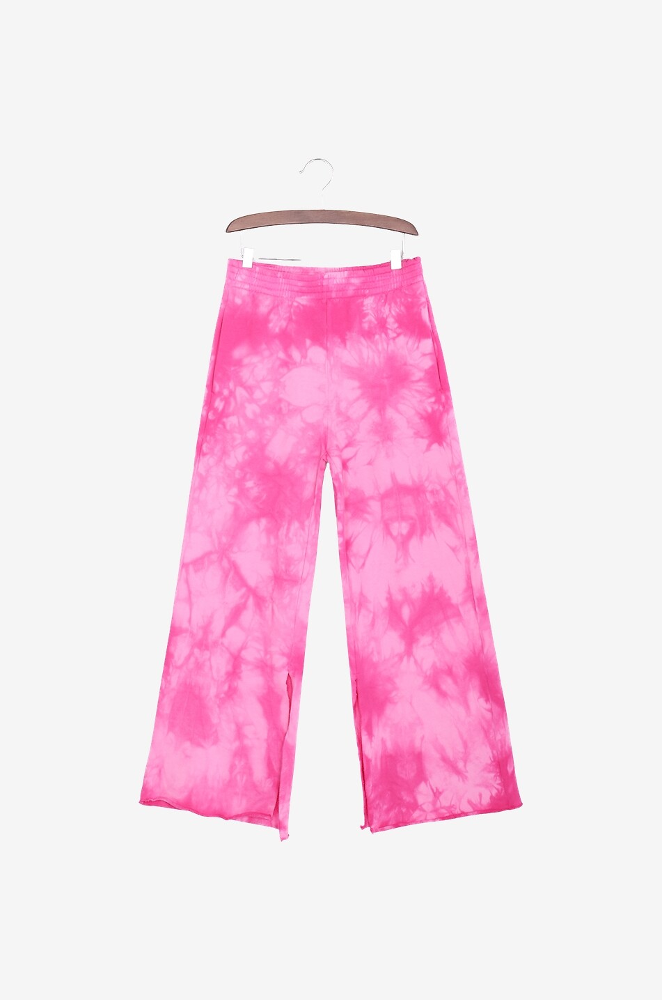 Weite Mädchen-Jogginghose mit Tie-and-Dye-Print