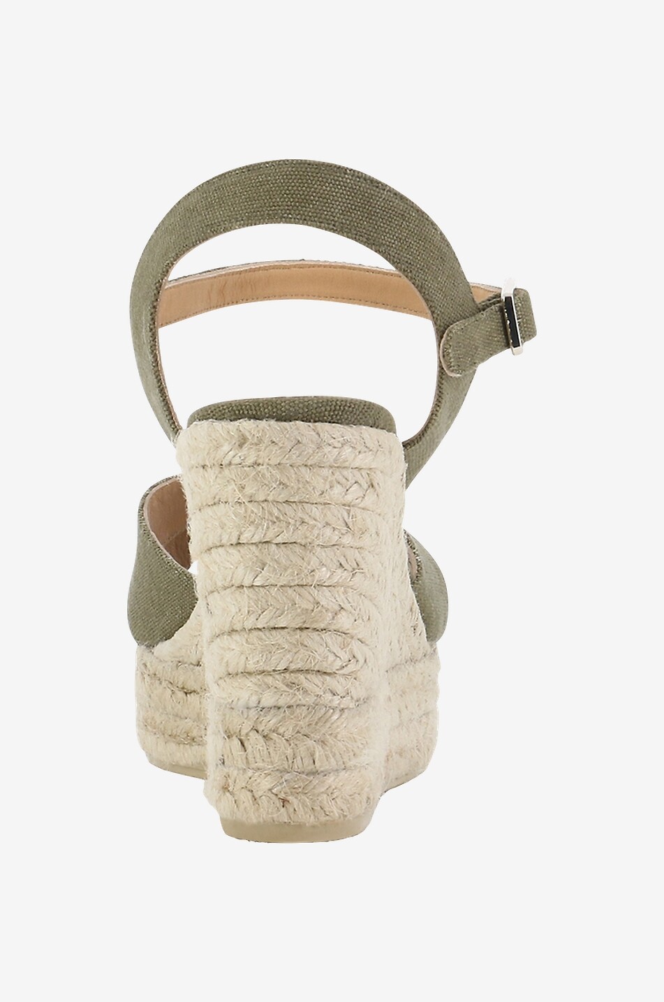 CASTANER Espadrilles mit Keilabsatz aus Canvas Blaudell Damen GRÜN 4