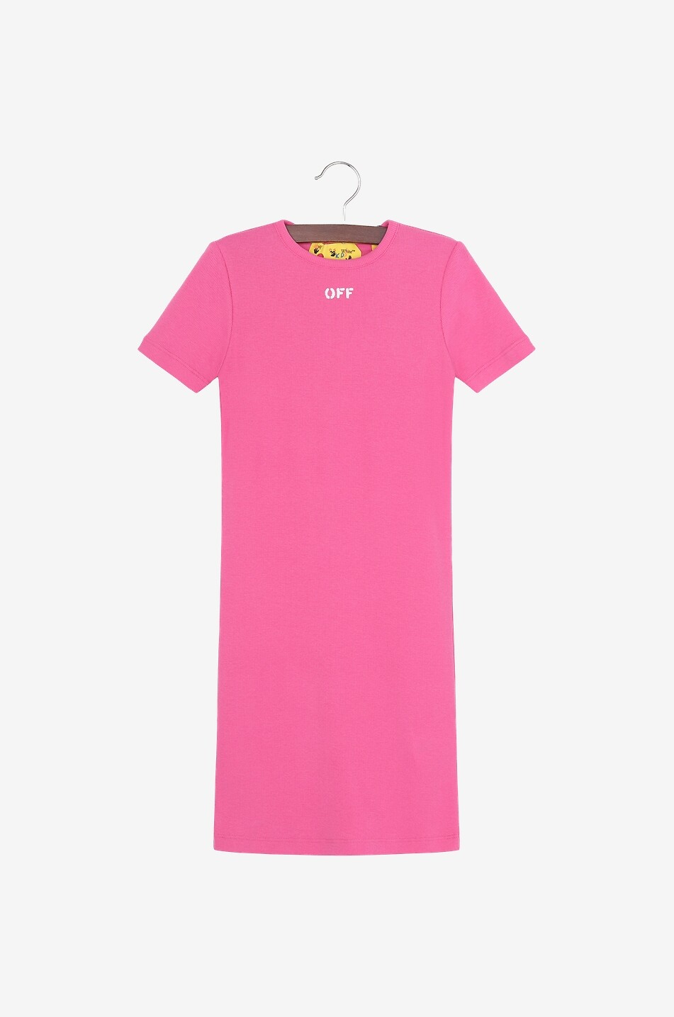 Off Stamp long rib jersey girl's T-shirt