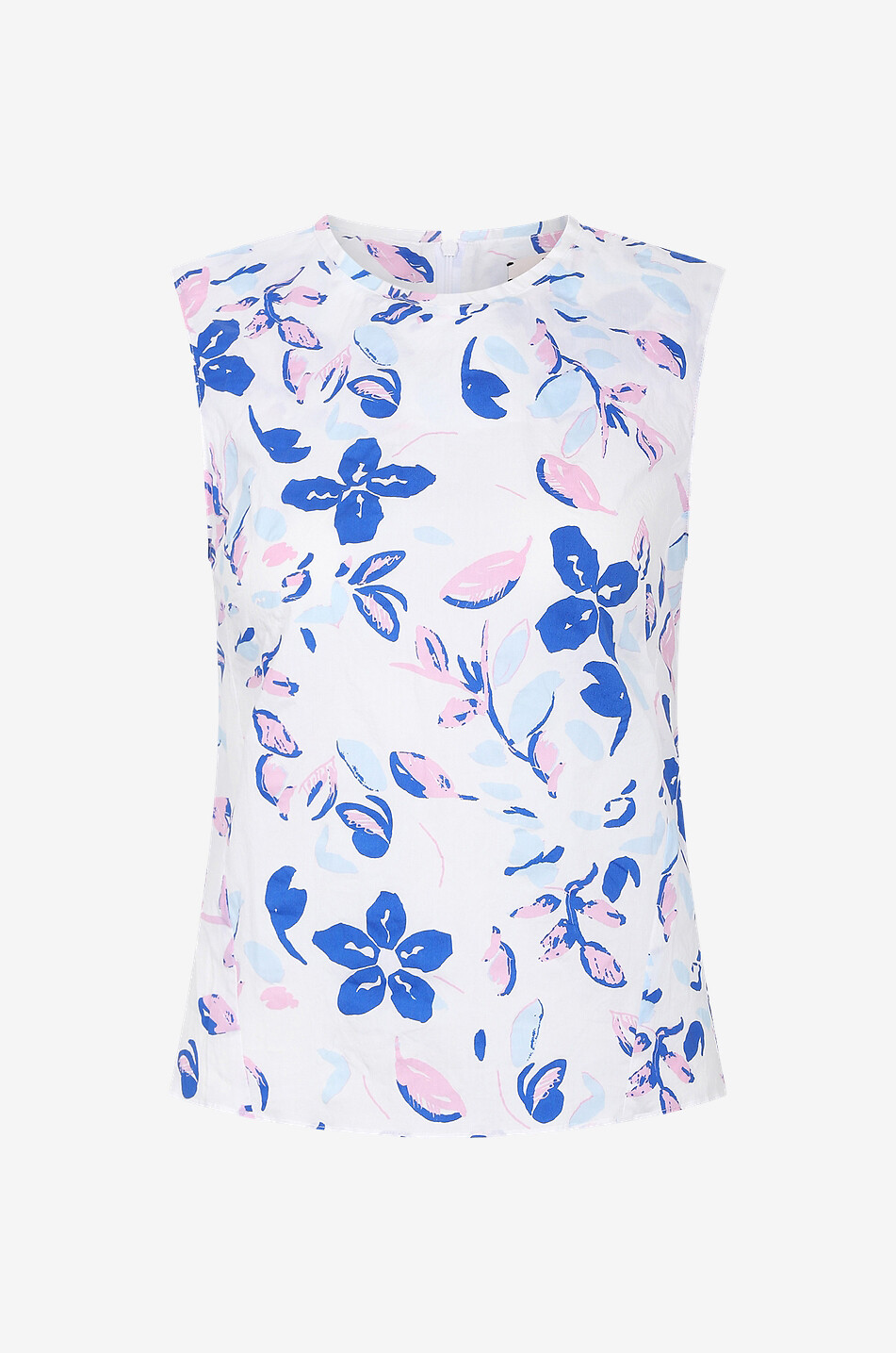 Top sans manches en coton Bold Flower