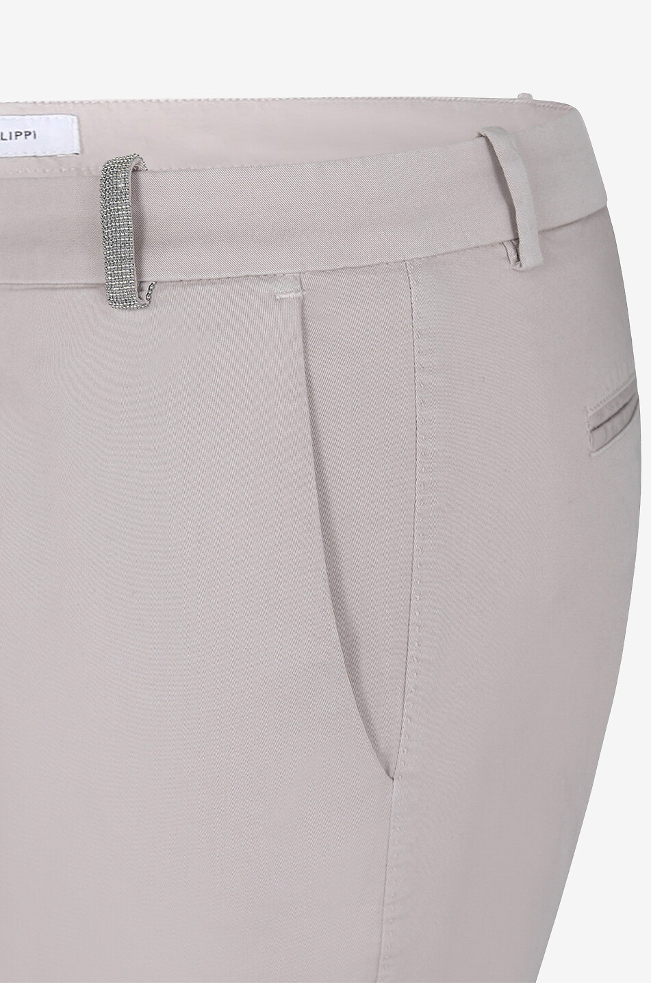 FABIANA FILIPPI Zigarettenhose aus Gabardine Montefalco Damen BRAUN 3