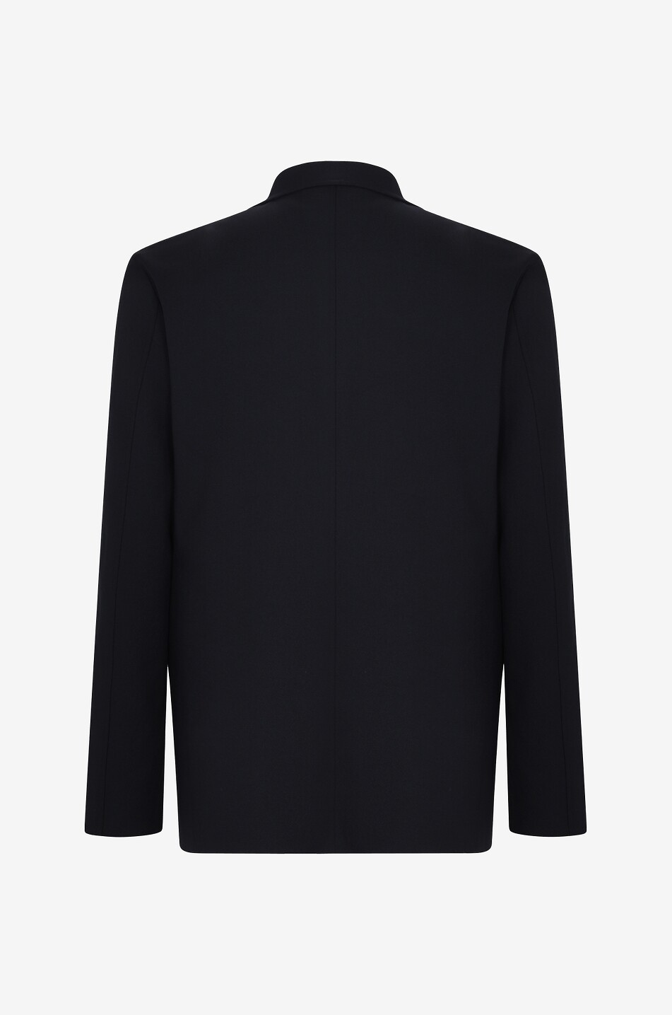Twill single-breasted blazer