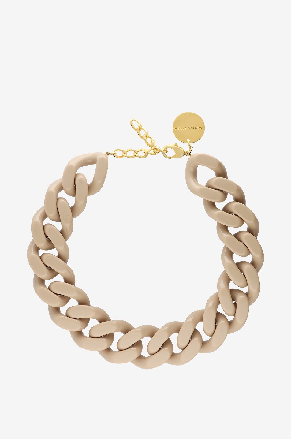 Collier épais en acétate Big Flat Chain