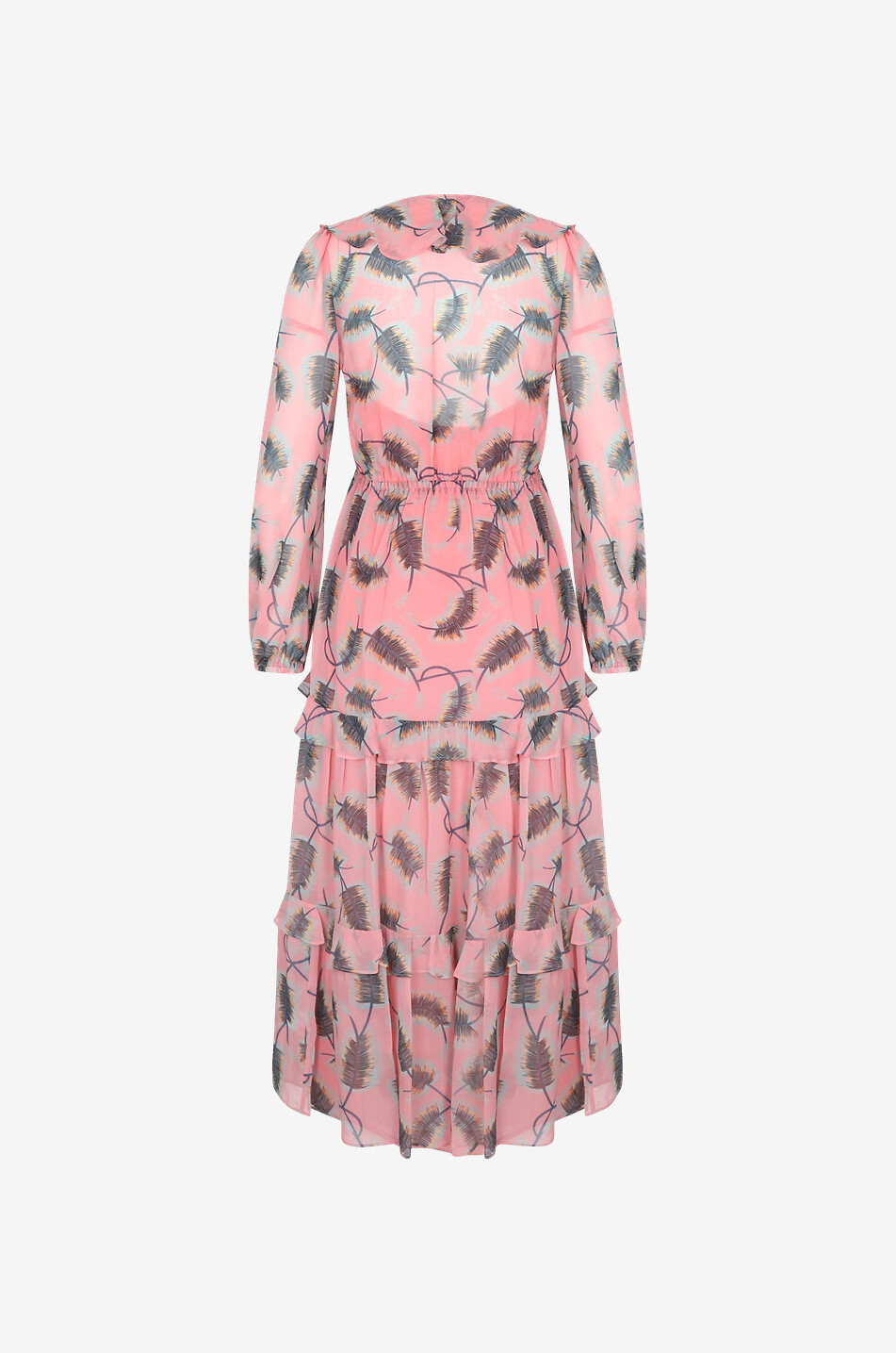 SALONI Robe midi en soie Yara Femme MULTICOLORE 2