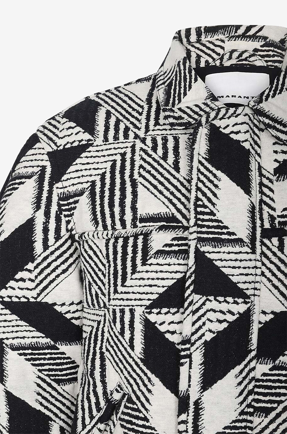 Leyis light-weight full-zip jacquard jacket