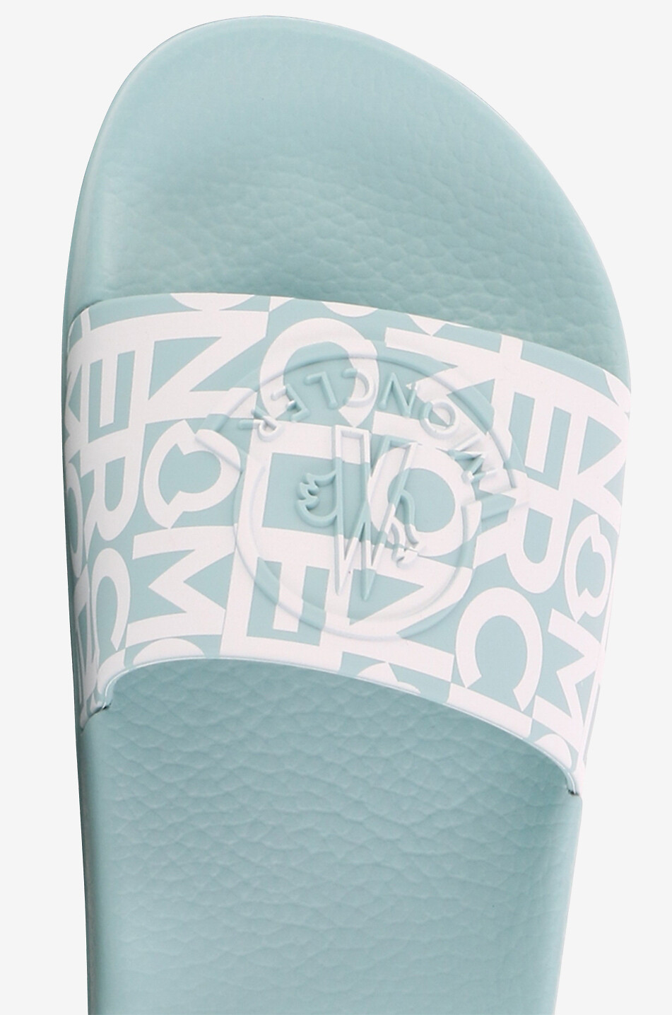 MONCLER PVC-Badeschuhe mit Logoprint Jeanne Damen BLAU 5