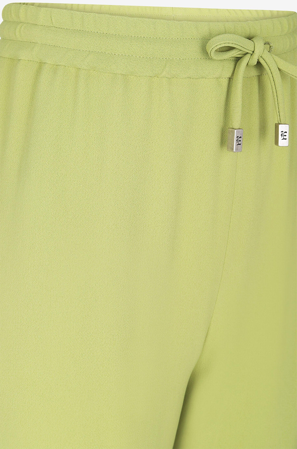ERMANNO SCERVINO Jogger spirit fluid crepe straight-leg trousers Women GREEN 3