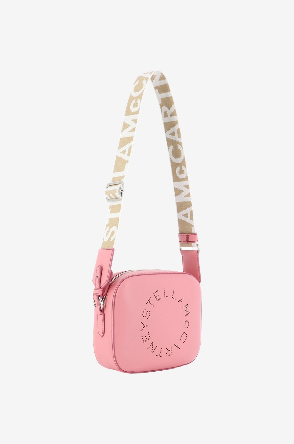 STELLA McCARTNEY Stella Logo Small Camera faux leather shoulder bag Women PINK 2