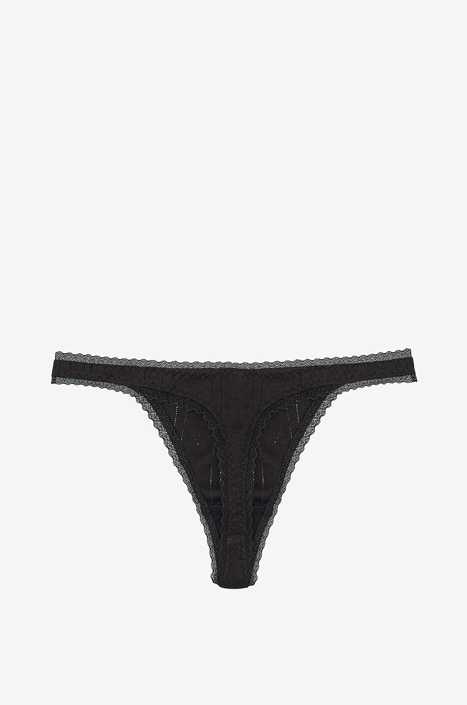 COU COU Höschen aus Bio-Baumwolle The Thong Damen SCHWARZ 2