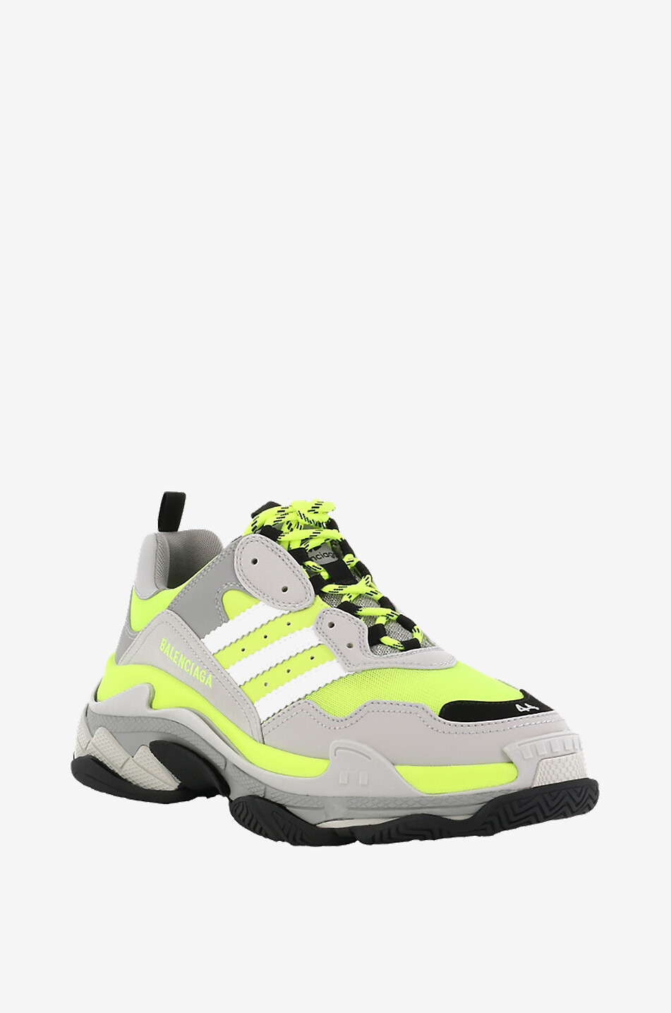 Niedrige Materialmix-Schnürsneakers Triple S BALENCIAGA / adidas