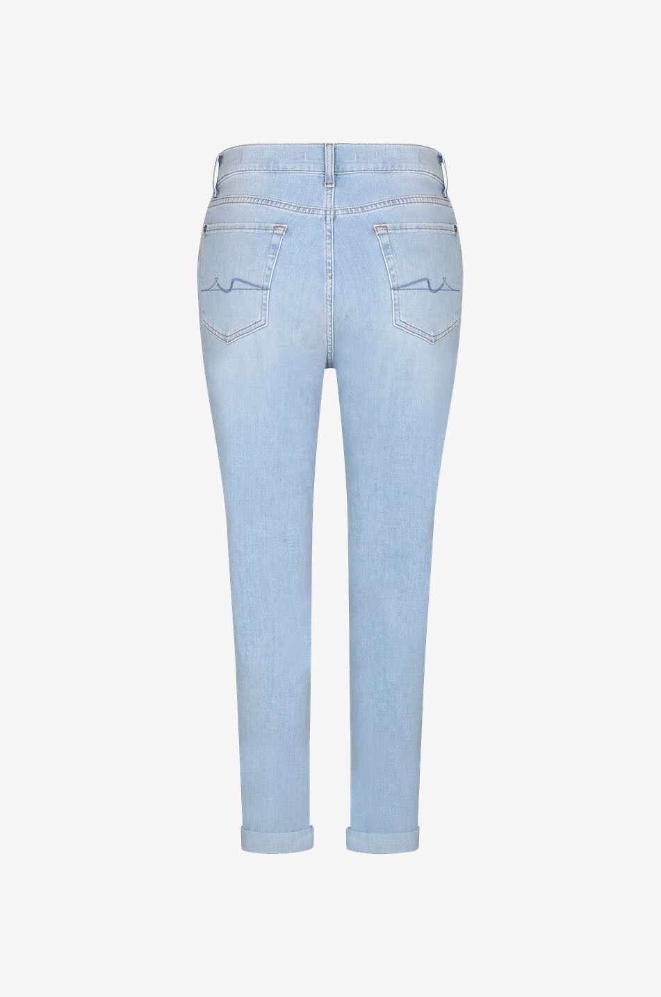 7 FOR ALL MANKIND Boyfriend Jeans aus Baumwolle Josefina Wind Catcher Damen HELLBLAU 2