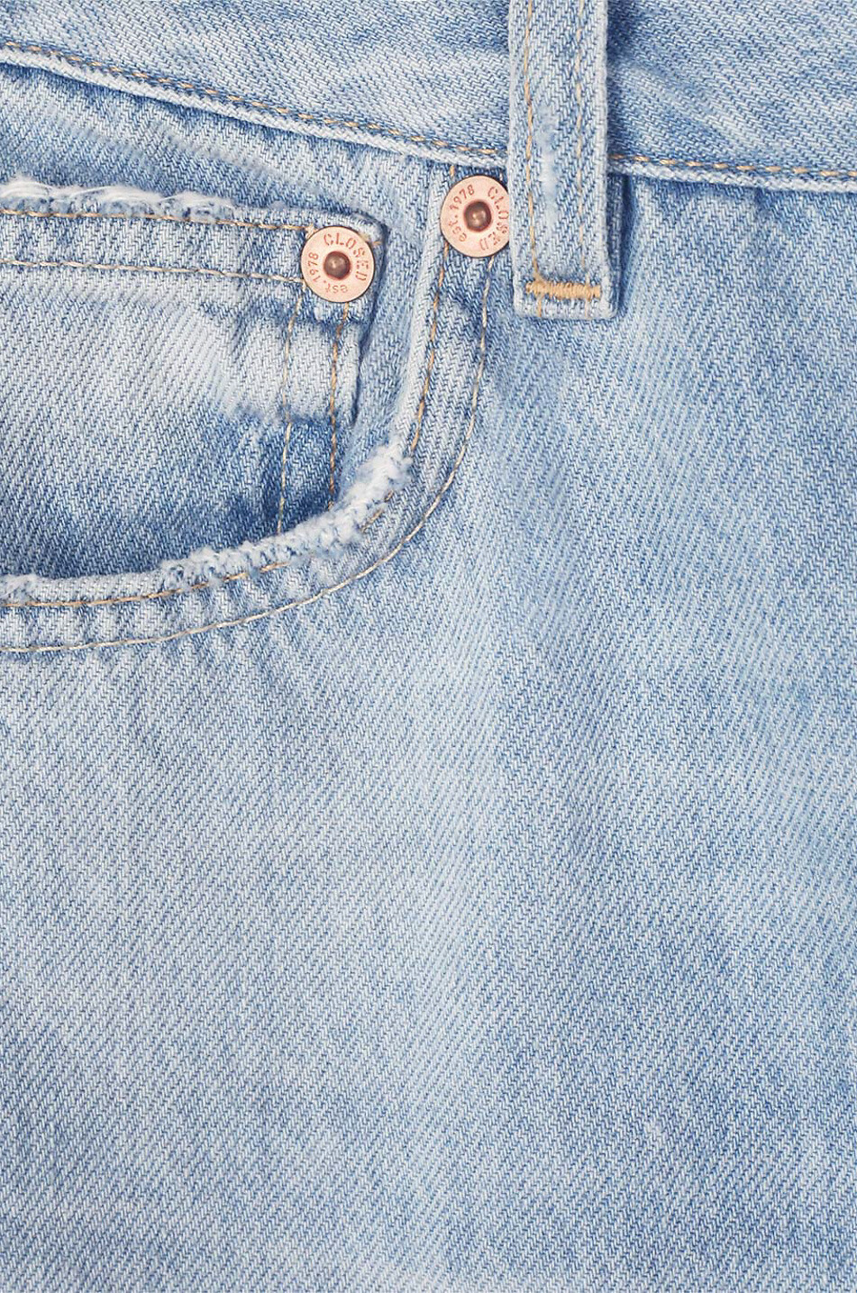 CLOSED Jean évasé en coton biologique Glow Up Femme BLEU CLAIR 6