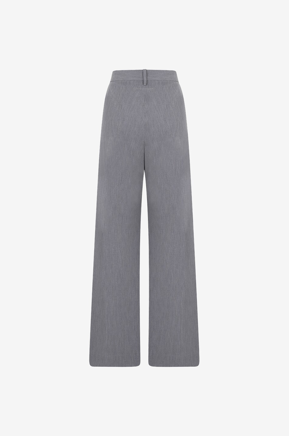 MM6 Pantalon à pinces large taille haute déstructuré Femme GRIS 2