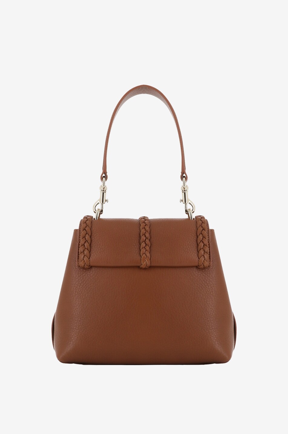 CHLOE Penelope Small grained leather shoulder bag Women BROWN 3