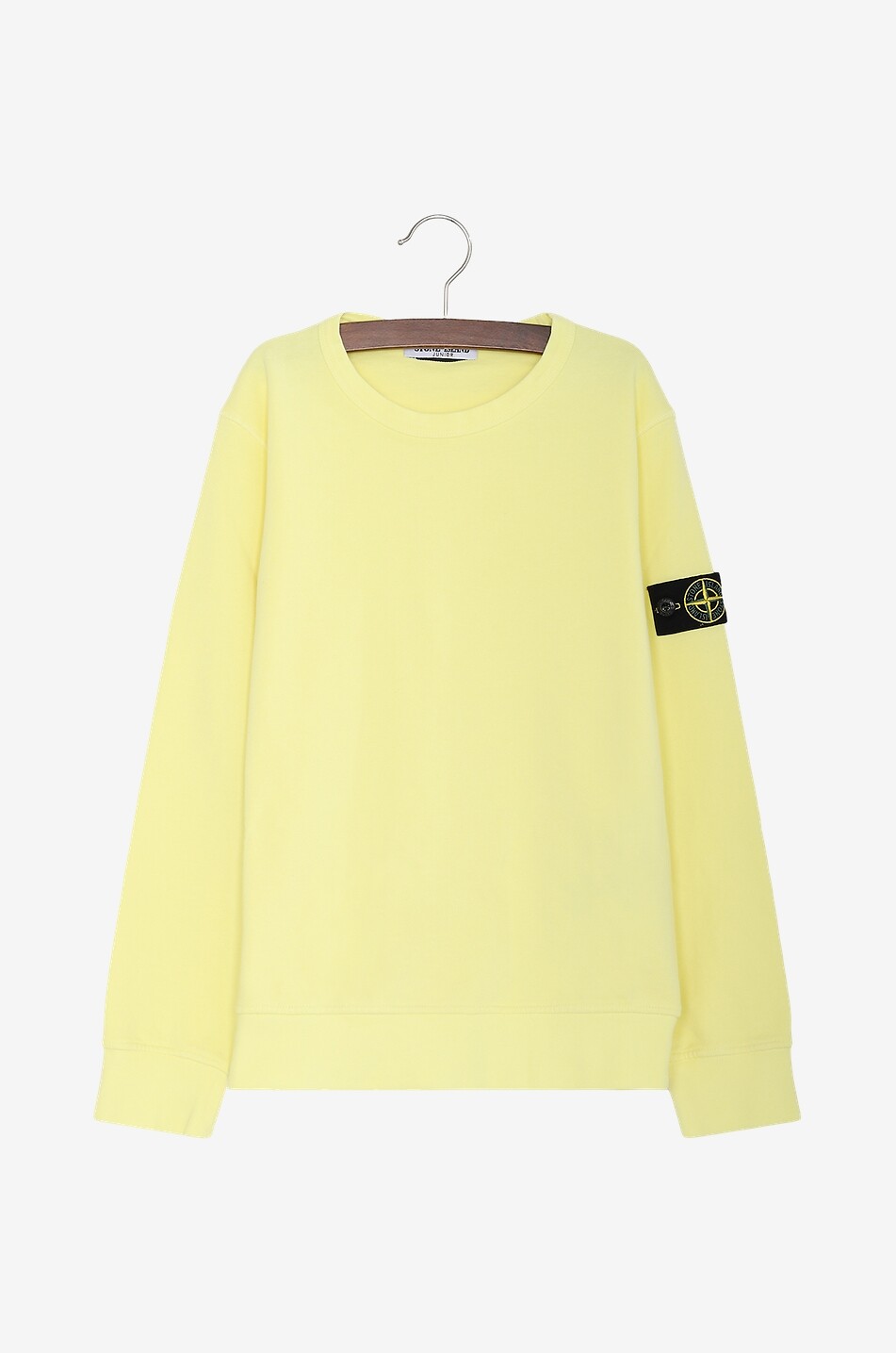 STONE ISLAND JUNIOR Jungen-Rundhals-Sweatshirt 61340 Junge GELB 1
