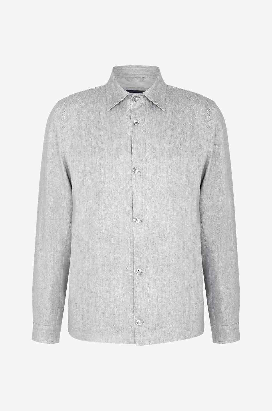 Langärmeliges Hemd aus Leinen