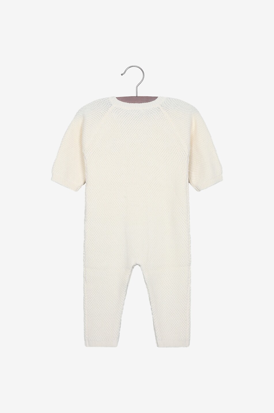 BONTON Cotton baby jumpsuit Baby EGGSHELL 2