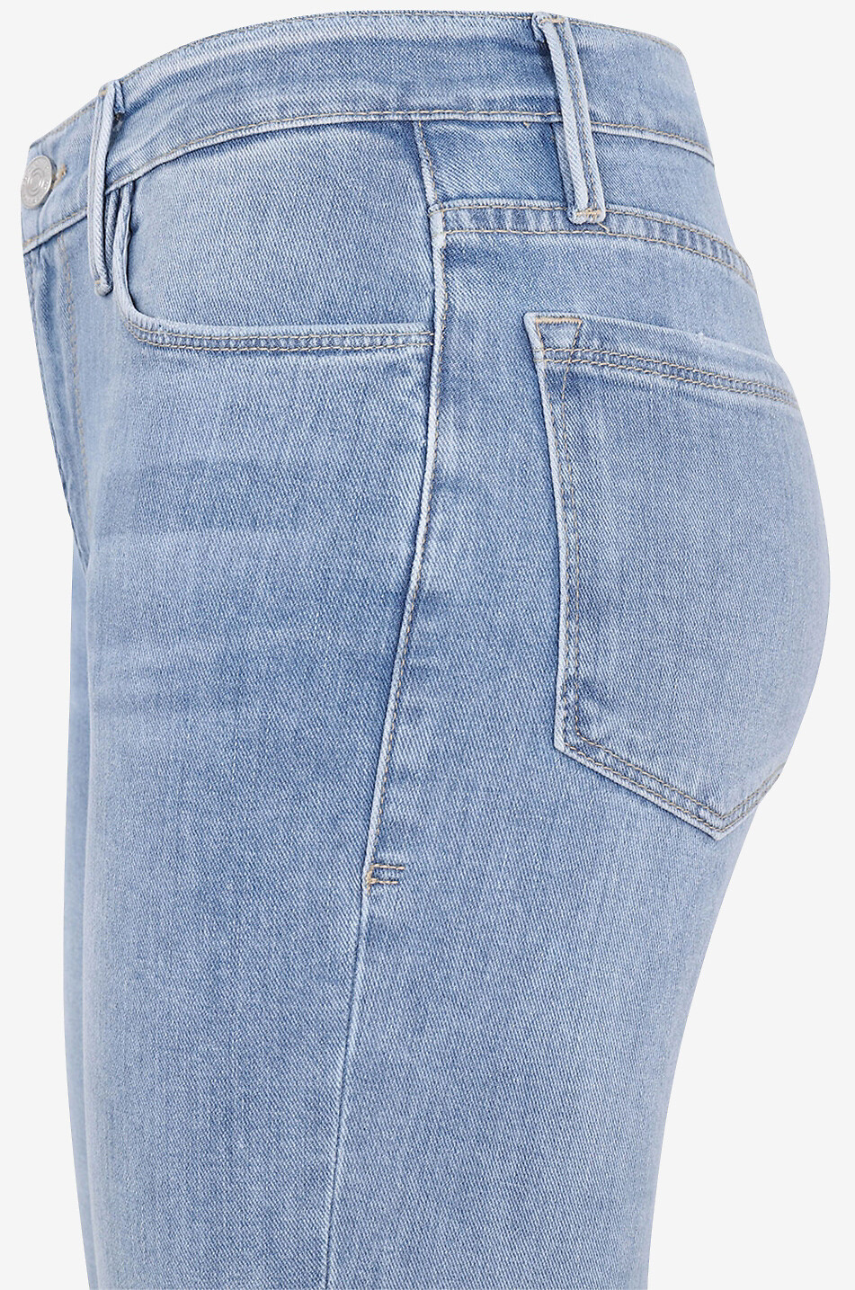 FRAME Jean droit en coton biologique Le Nouveau Straight Femme BLEU CLAIR 3
