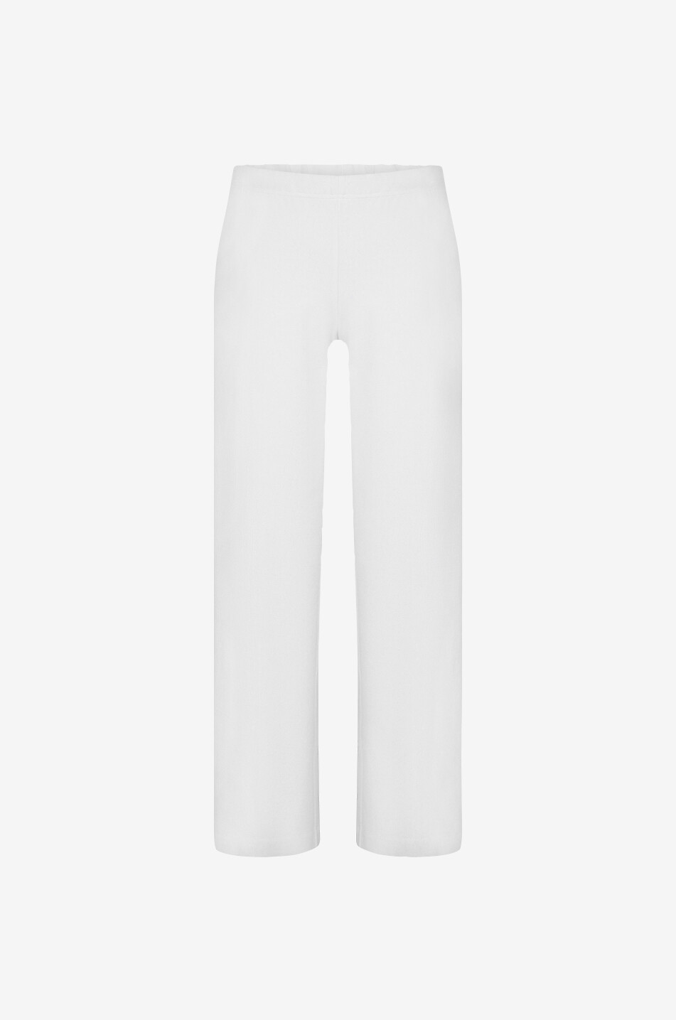 Cotton wide-leg trousers