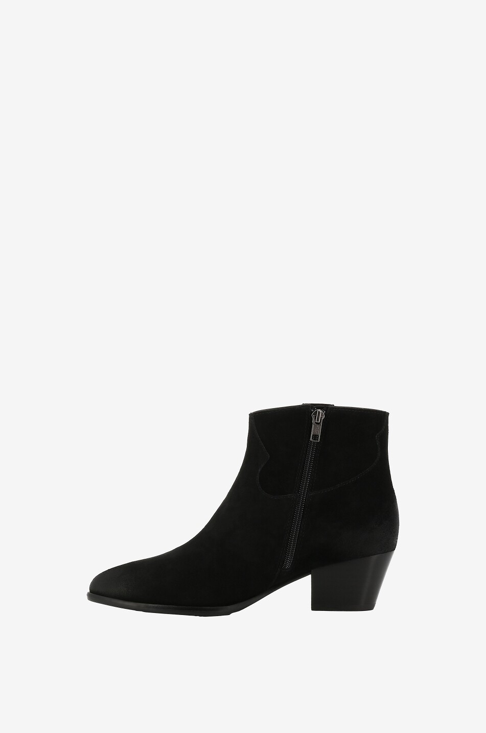 ASH Bottines à talons en daim Houston Femme NOIR 4