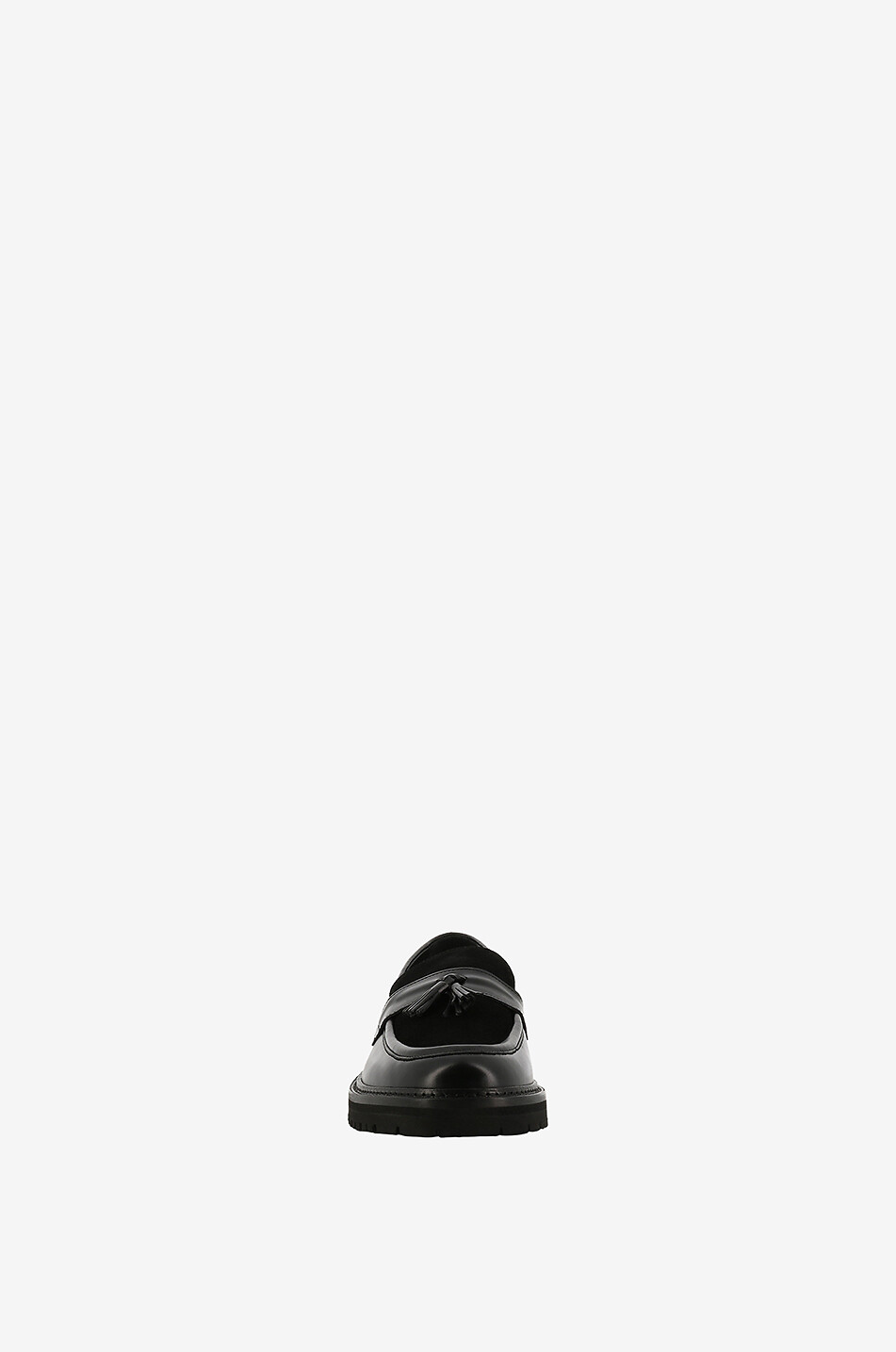 VINNY'S Richee leather tassel loafers Men BLACK 2