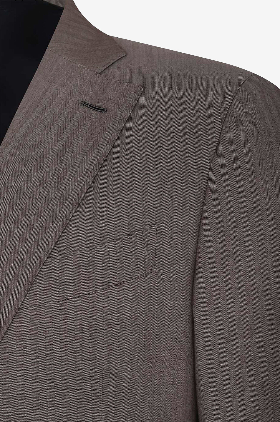 CARUSO Blazer en coton et laine Indy Homme MARRON 3