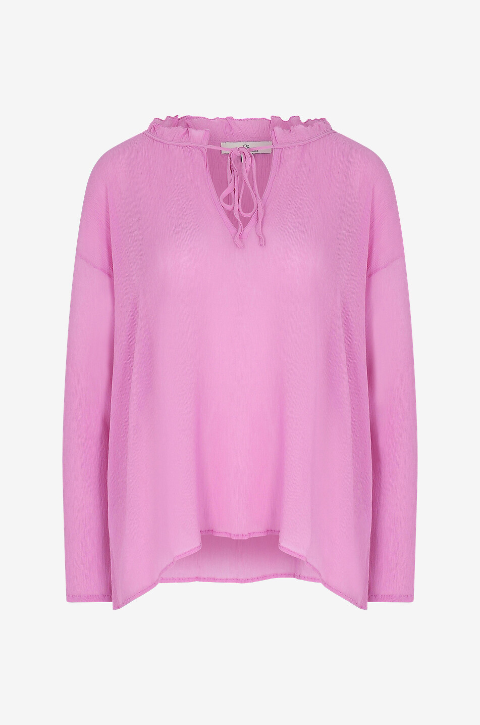 CHARLOTTE SPARRE COPENHAGEN Langärmelige Bluse aus Viskose Solid Damen ROSA 1