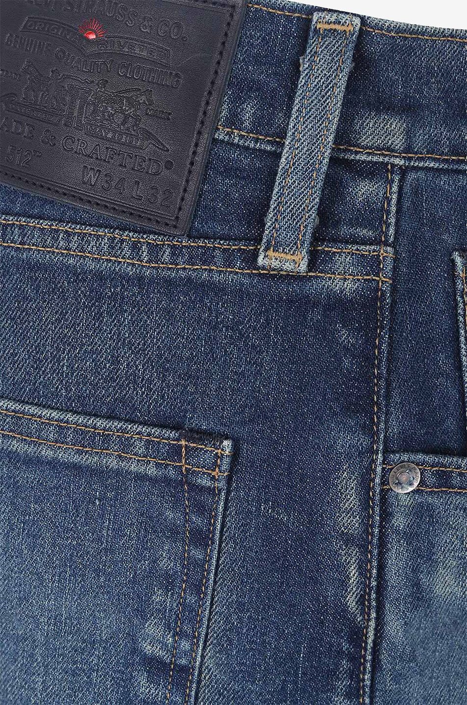 LEVI'S® Schmale Jeans aus Baumwolle LMC 512 Herren BLAU 3