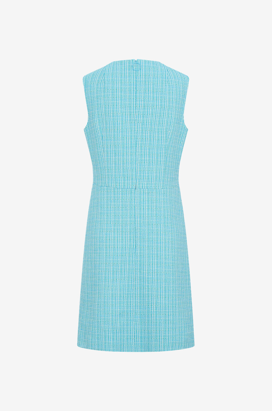 AKRIS PUNTO Sleeveless short A-line tweed dress Women MULTI COLOURED 2