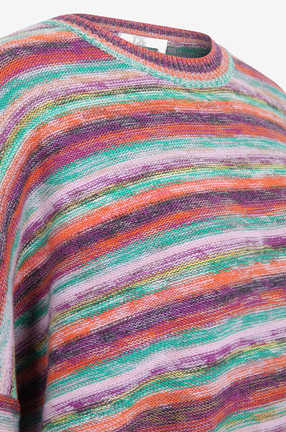 CHLOE Pull oversize rayé en laine et cachemire Femme MULTICOLORE 3