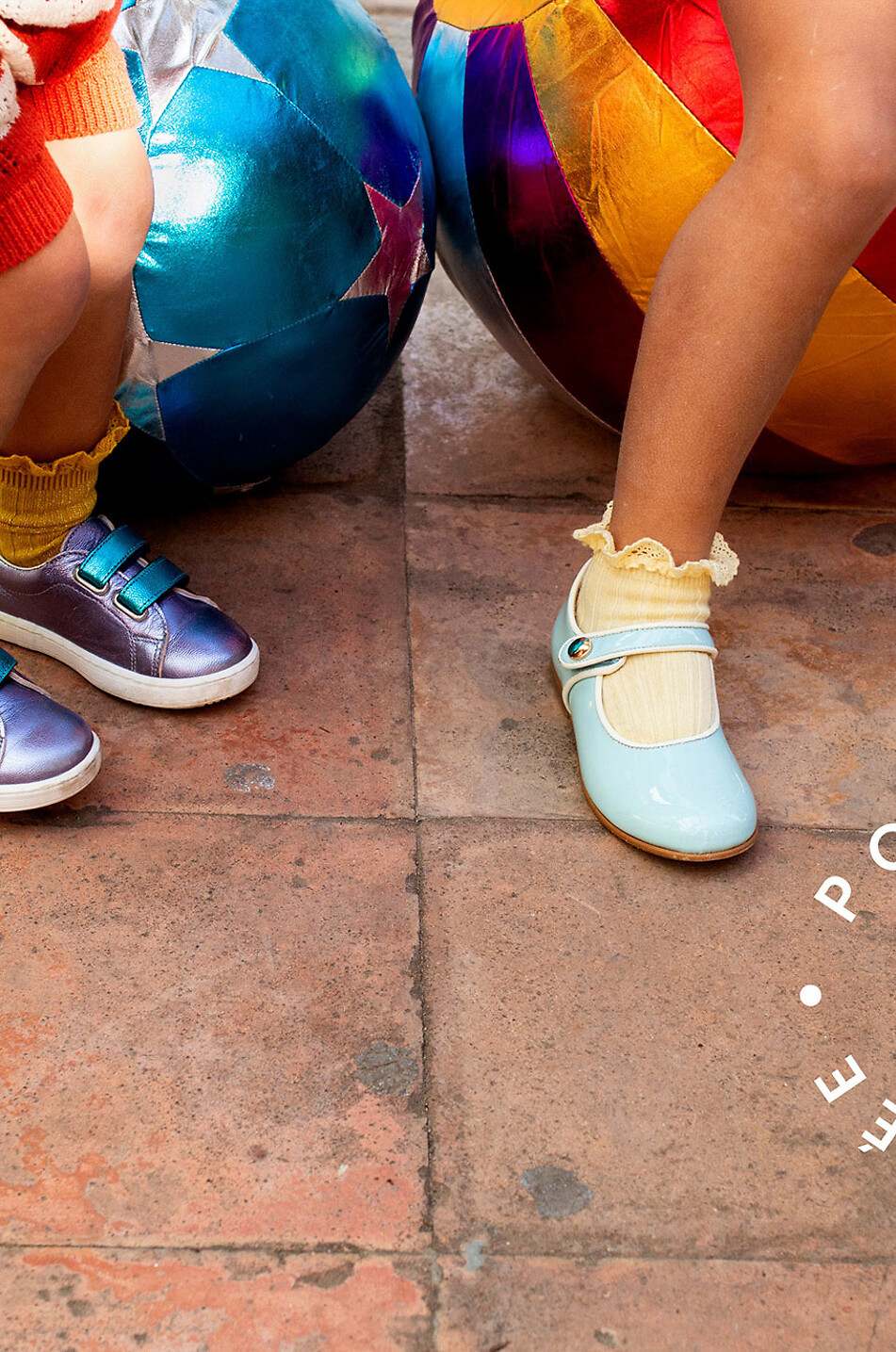 POPPEE Riemchen-Ballerinas für Mädchen aus Leder Bulle Mädchen Farblos 4