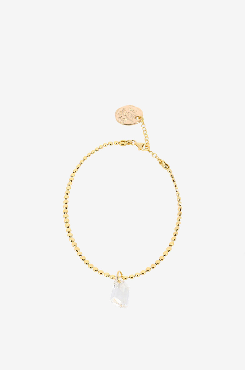 Goldenes Armband Simple Crystal