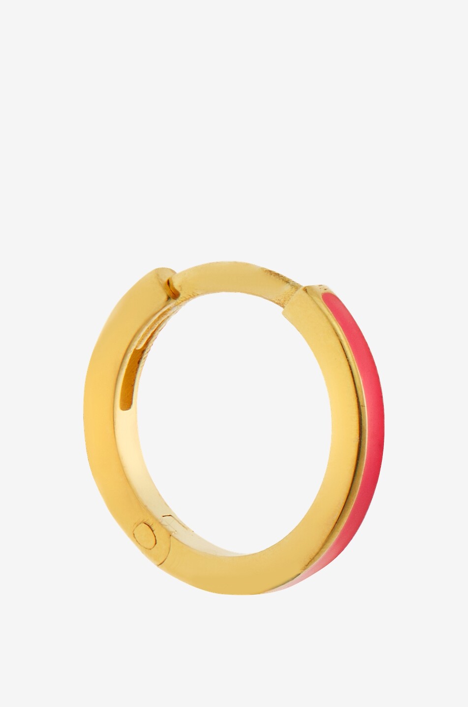 EYE M BY ILEANA MAKR Goldene Creolen Enamel Midi Damen ROSA 2