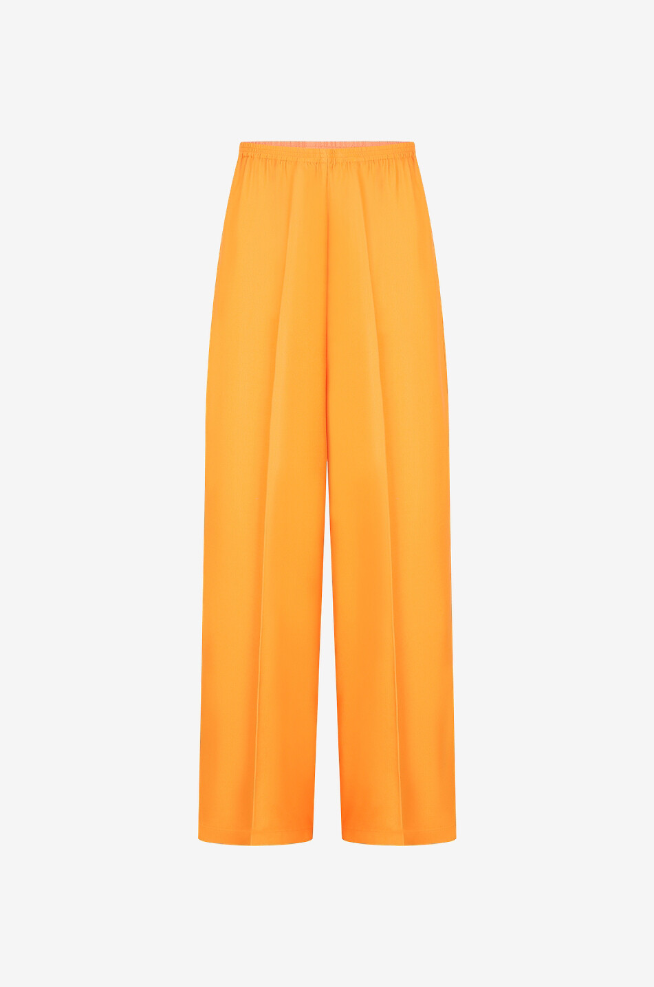 Viscose wide-leg trousers